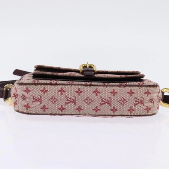 LOUIS VUITTON Monogram Mini Juliet MM Shoulder Bag Red M92219 LV Auth 145345 - Picture 5 of 15